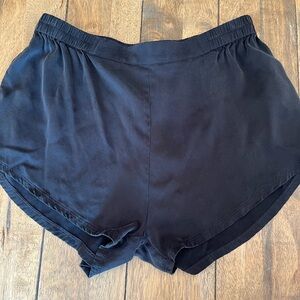 Quince 100%Washable Silk Shorts - Black
